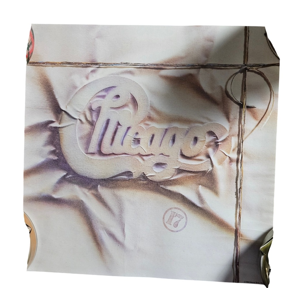 Chicago – Chicago 17 Vintage 1984 Promo Poster Large Display 36x36 Warner‎ Bros